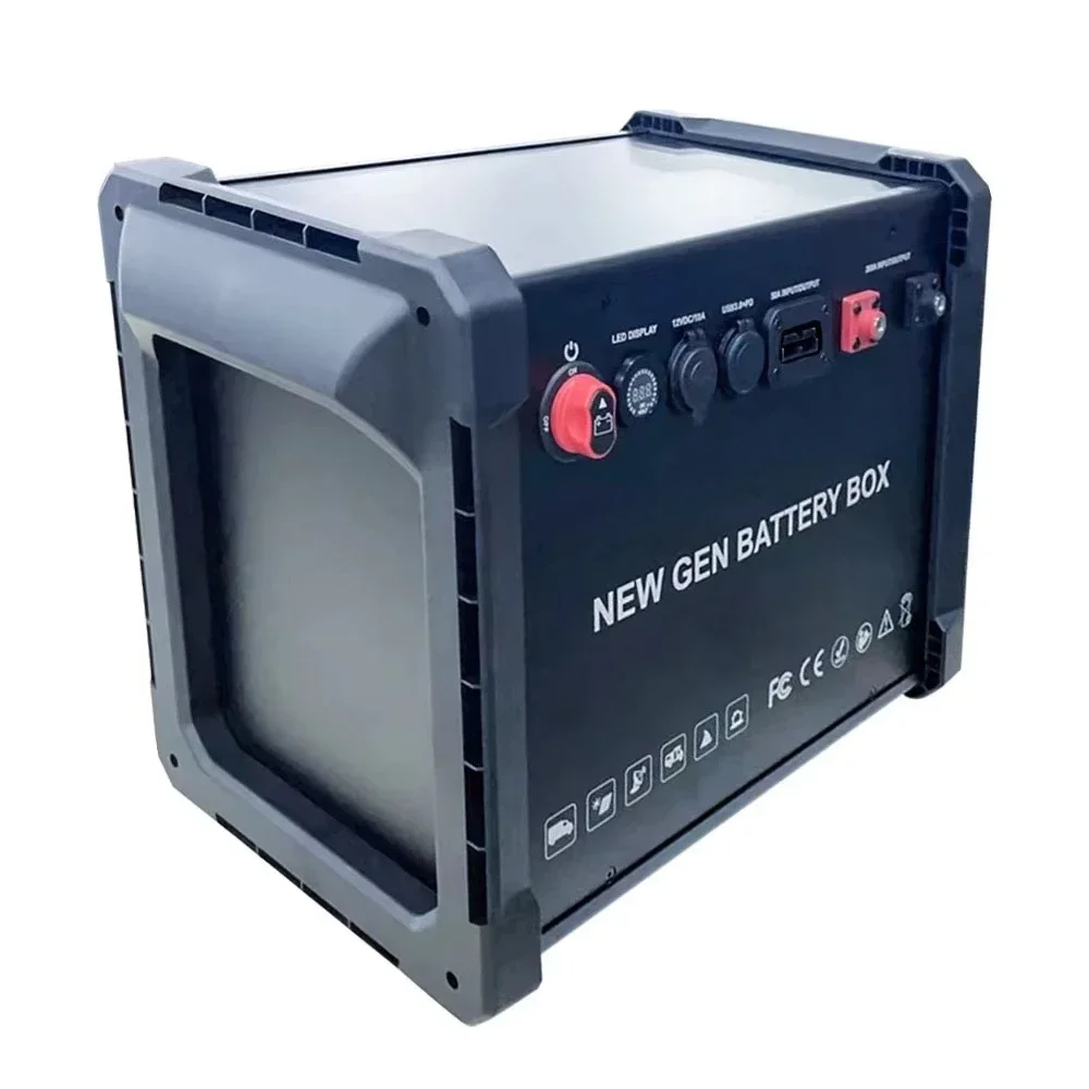 

Slimagm Dual Metal Trunk Energy Storage Container - DIY Lifepo4 Battery Box 280Ah Slim Design for Efficient Storage