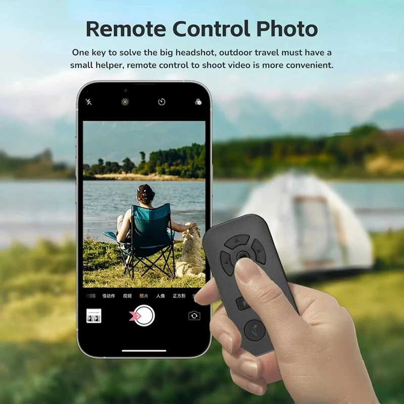 2025 nuevo control remoto inteligente Bluetooth para teléfono móvil Control remoto Universal palo de Selfie controlador de cámara Bluetooth