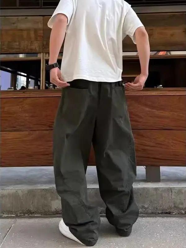 

Восстанавливаемые американские брюки для спецодежды в стиле ретро, повседневные брюки с прямыми штанинами, молодежные витали, всесезонные