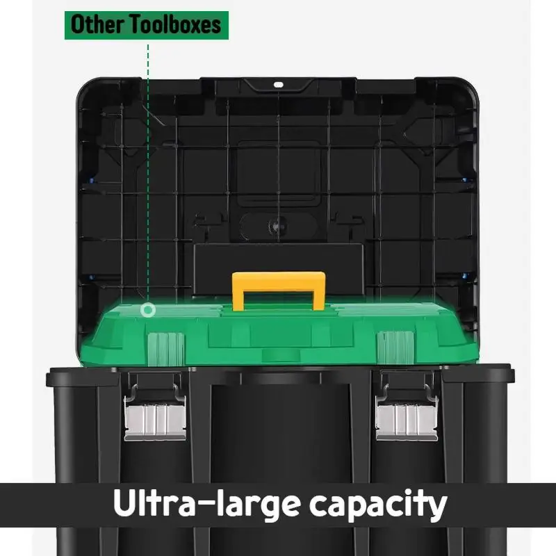 Large Capacity Tool Box Hardware Empty tool box Shockproof Hard Case Tool Case Waterpoof tool storage box Portable Toolbox