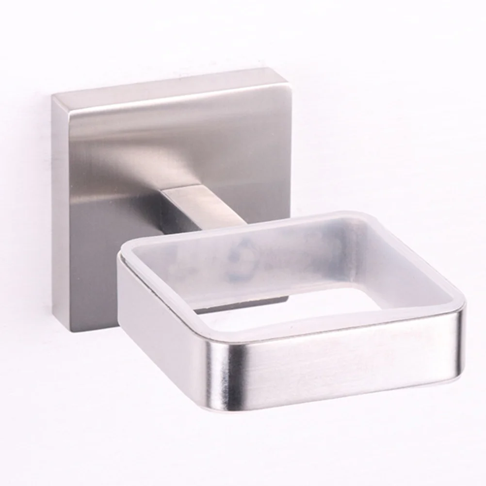 

304 Stainless Steel Soap Holder Brushed Wall Mount Bathroom Soap Organizer Shower Tray Anti Rust Wall Mount Soup Holder