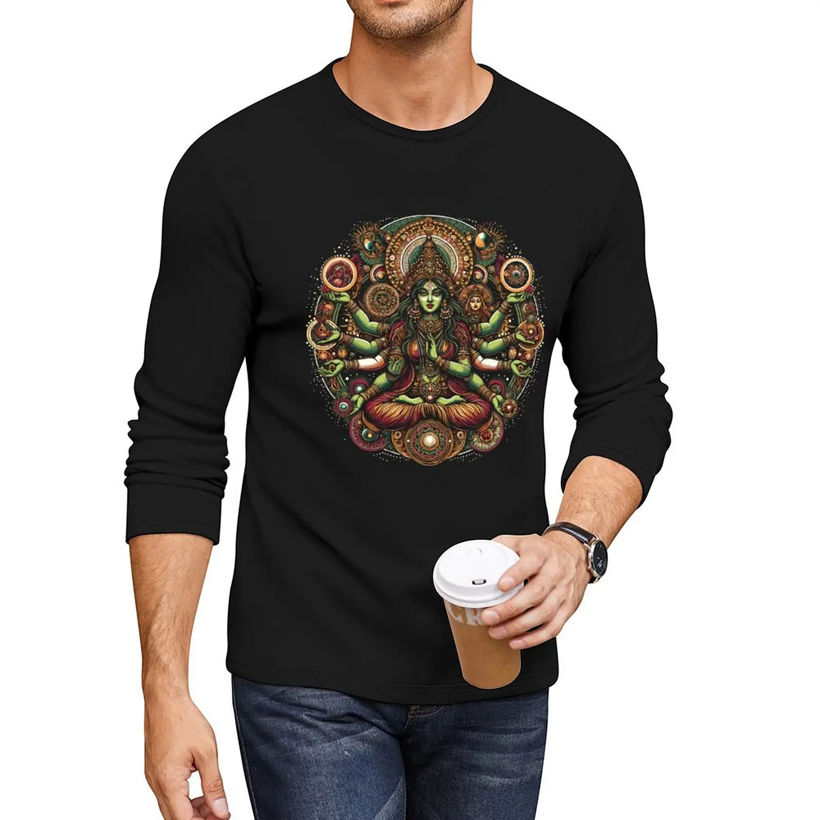 

GODDESS KALI DURGA Long T-Shirt sublime t shirt mens graphic t-shirts funny