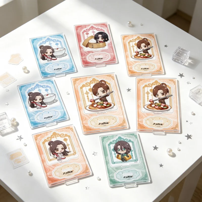 Anime Heaven Official's Blessing 10CM Acrylic Stand Figure Keychain Hua Cheng/Feng Xin/Mu Qing Collection Gifts FACTORY STORE