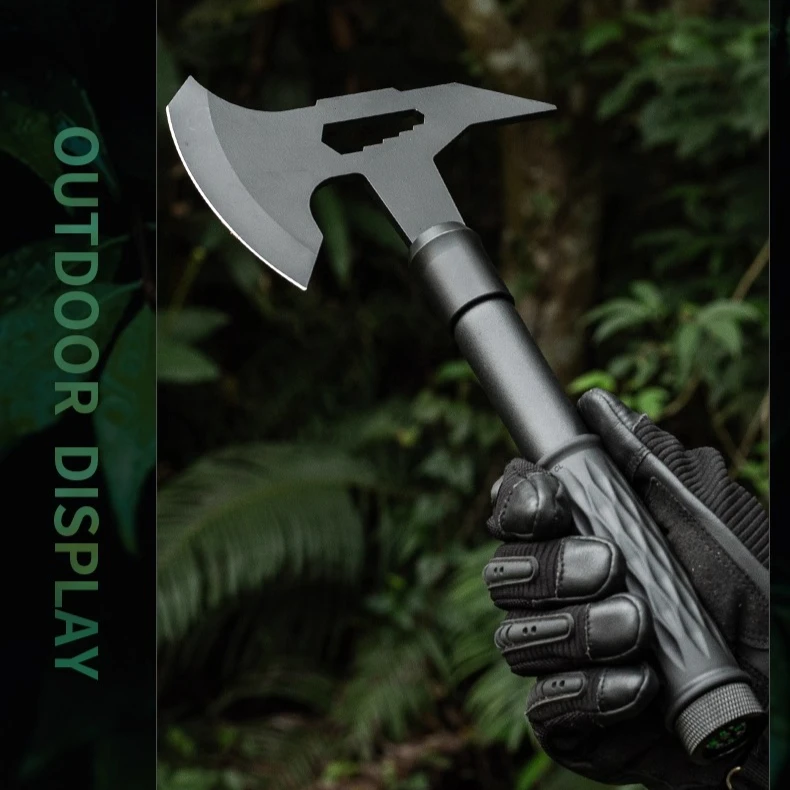 Hache à main tactique de lutte contre l'incendie en acier inoxydable 420 de haute qualité, Portable, divise sur bois, EDC, outils de lutte contre l'incendie en plein air, nouvelle collection