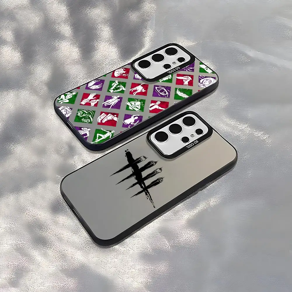 Jogo d-dead by d-daylight caso de telefone para samsung galaxy s25 edge s24 s23 s22 s21 s20 ultra funda colorido prata caso de telefone