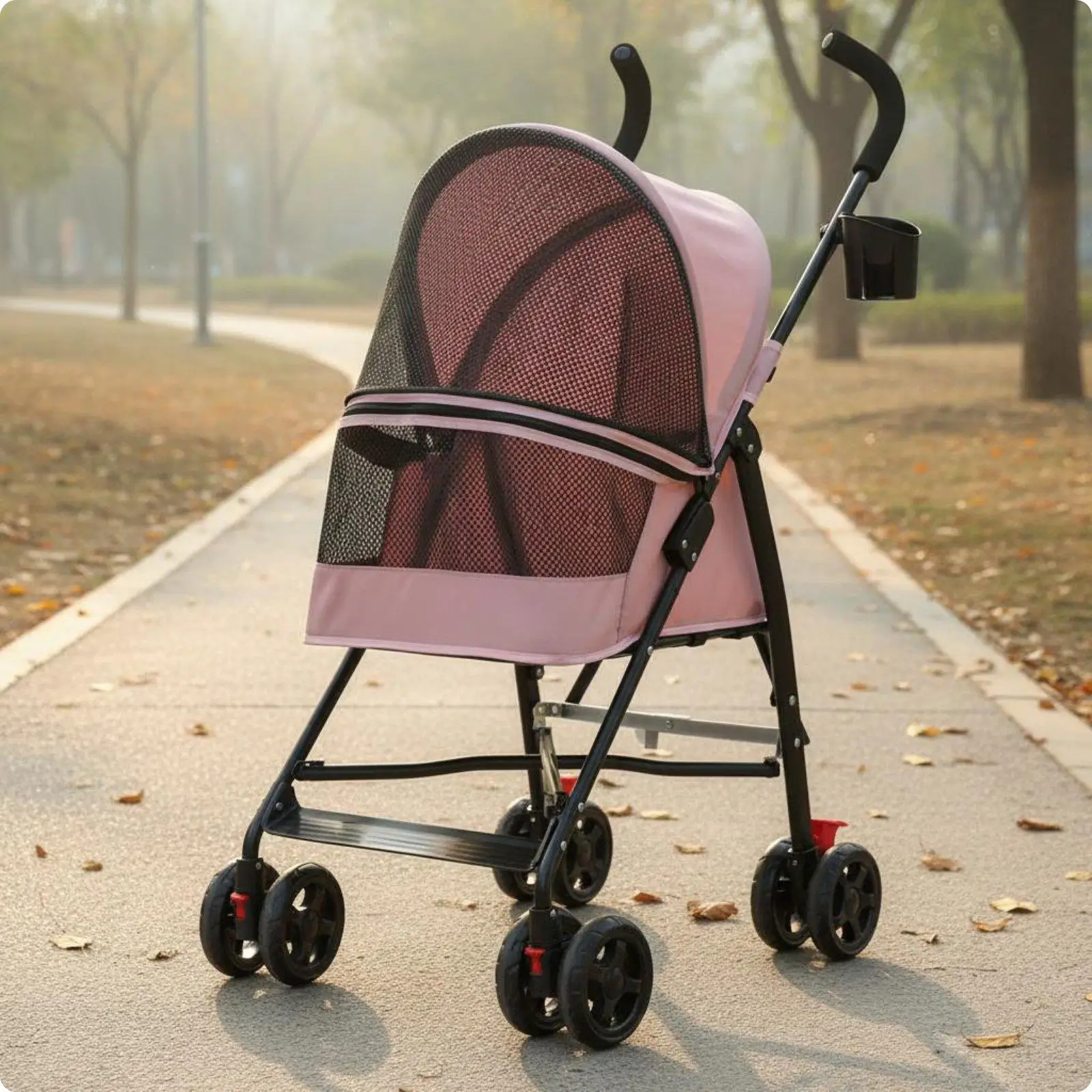 Foldable Carrier Lightweight Pet Dog Buggy Small Dog Stroller Cushion Travel Enclosure for Puppy Outings Foldable Carrier Lightweight Pet Dog Buggy Small Dog Stroller Cushion Travel Enclosure for Puppy Outings
