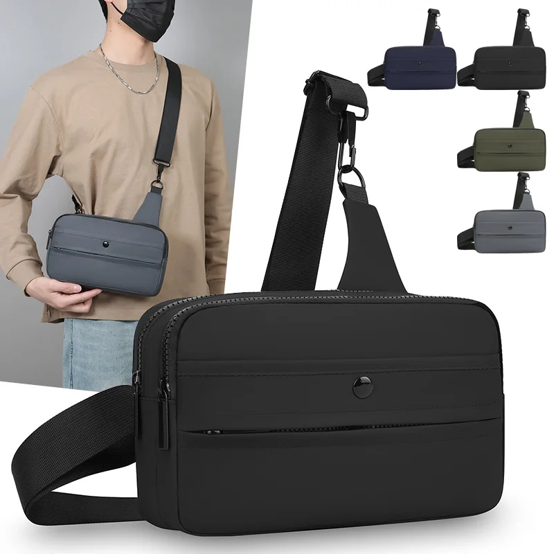 

Мужская нейлоновая сумка-кроссбоди малого размера – легкая наплечная сумка-мессенджер для велопрогулок, путешествий и повседневного использования