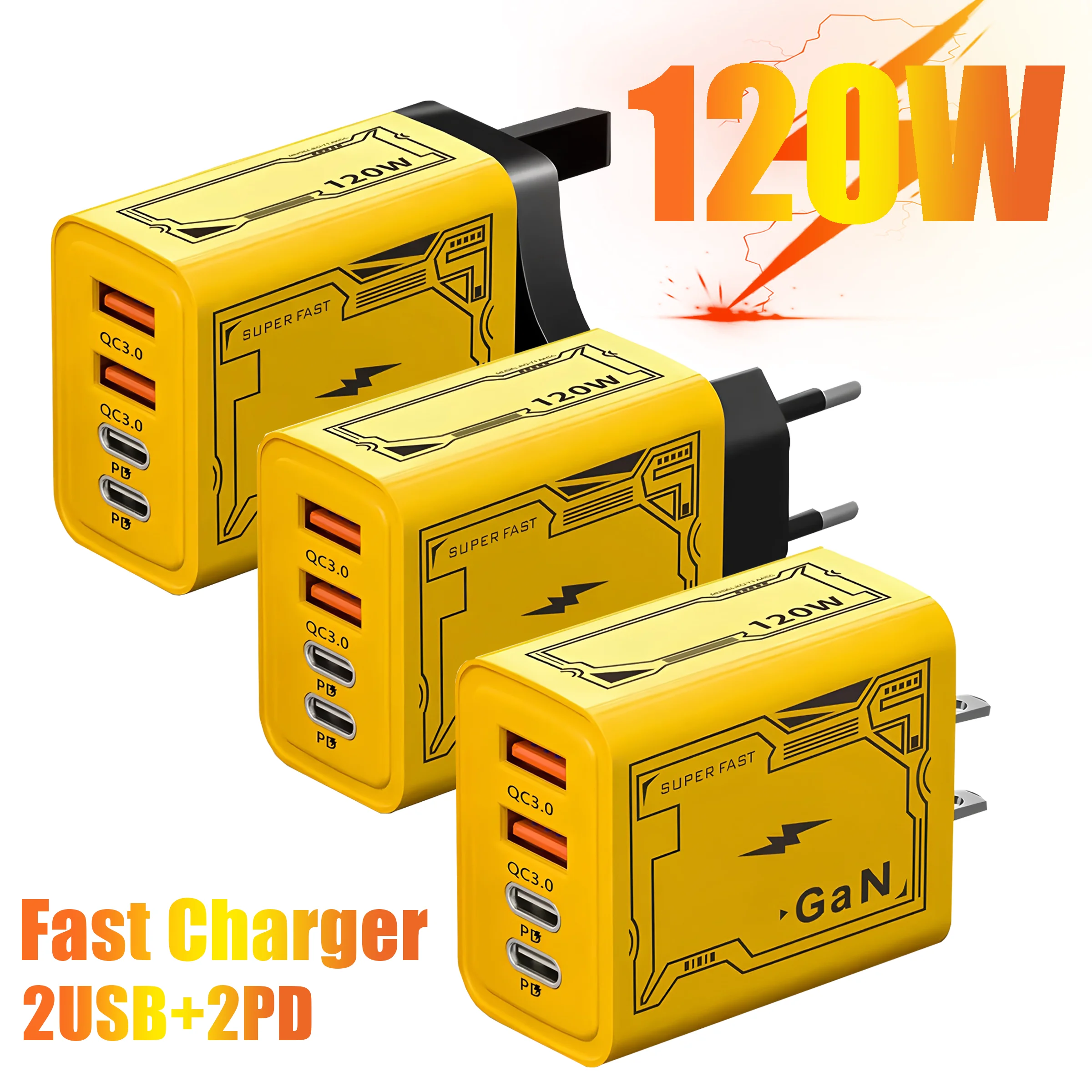 120W Fast Charger F…