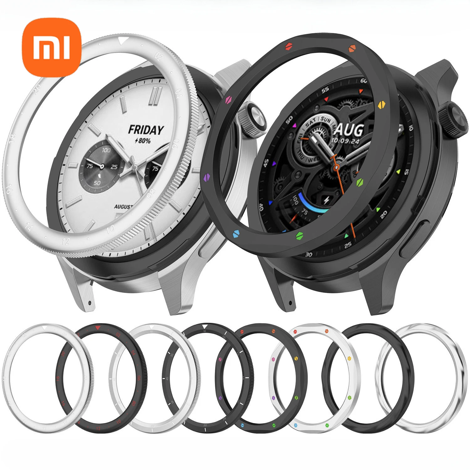new Metal rotary fixed variable bezel for Xiaomi Watch s4 s3 esim