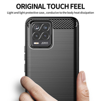 For Oppo Realme 8 7 Pro Case Cover Realme 7 8 6 Pro 6S 7i Shockproof Bumper Carbon Fiber Soft Silicone Phone Case Realme 8 Pro