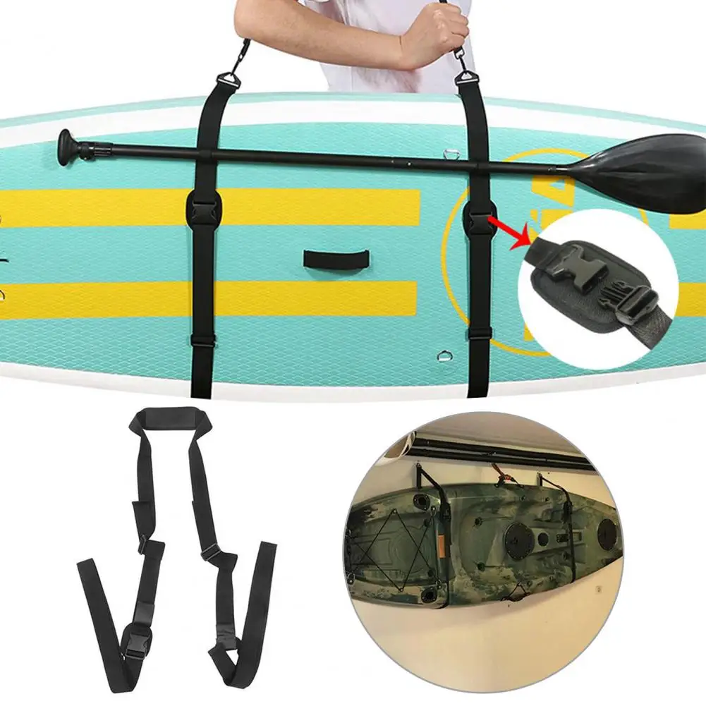 

Paddle Board Holder Adjustable Hands-free Paddle Board Carry Strap for Surfboards Longboards Paddleboards Quick Release