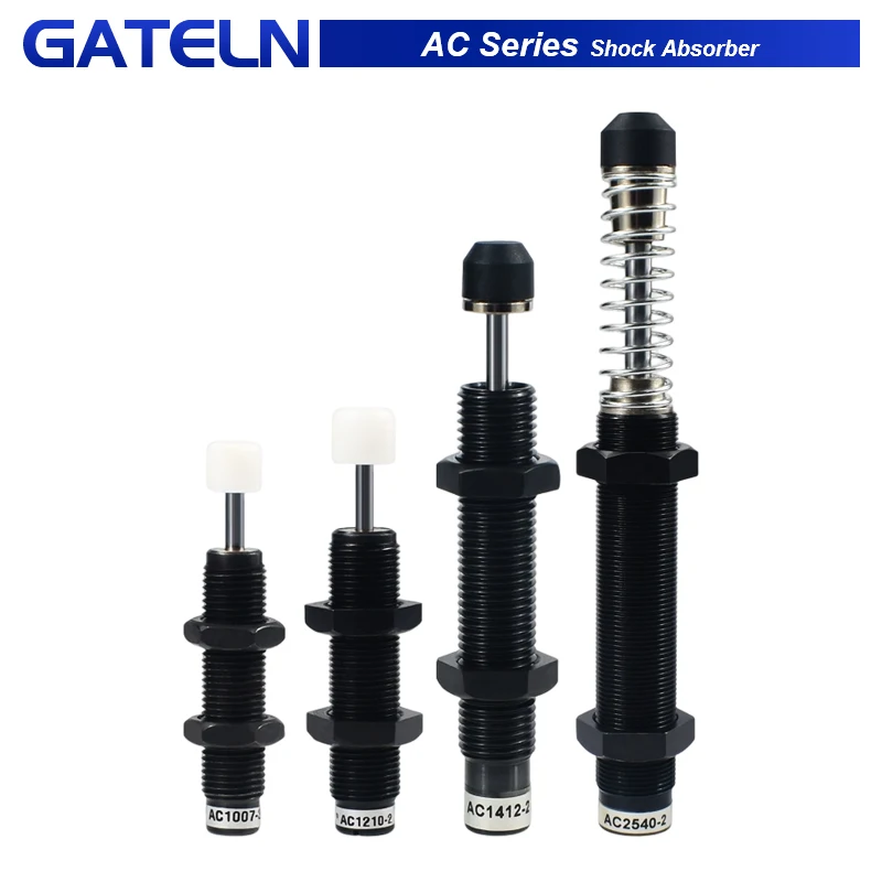 AC Series Oil buffer Pneumatic Hydraulic Shock Absorber Damper AC0806 AC1008 AC1210 AC1410 AC1412 AC1415 AC1416 AC1425 AC2580