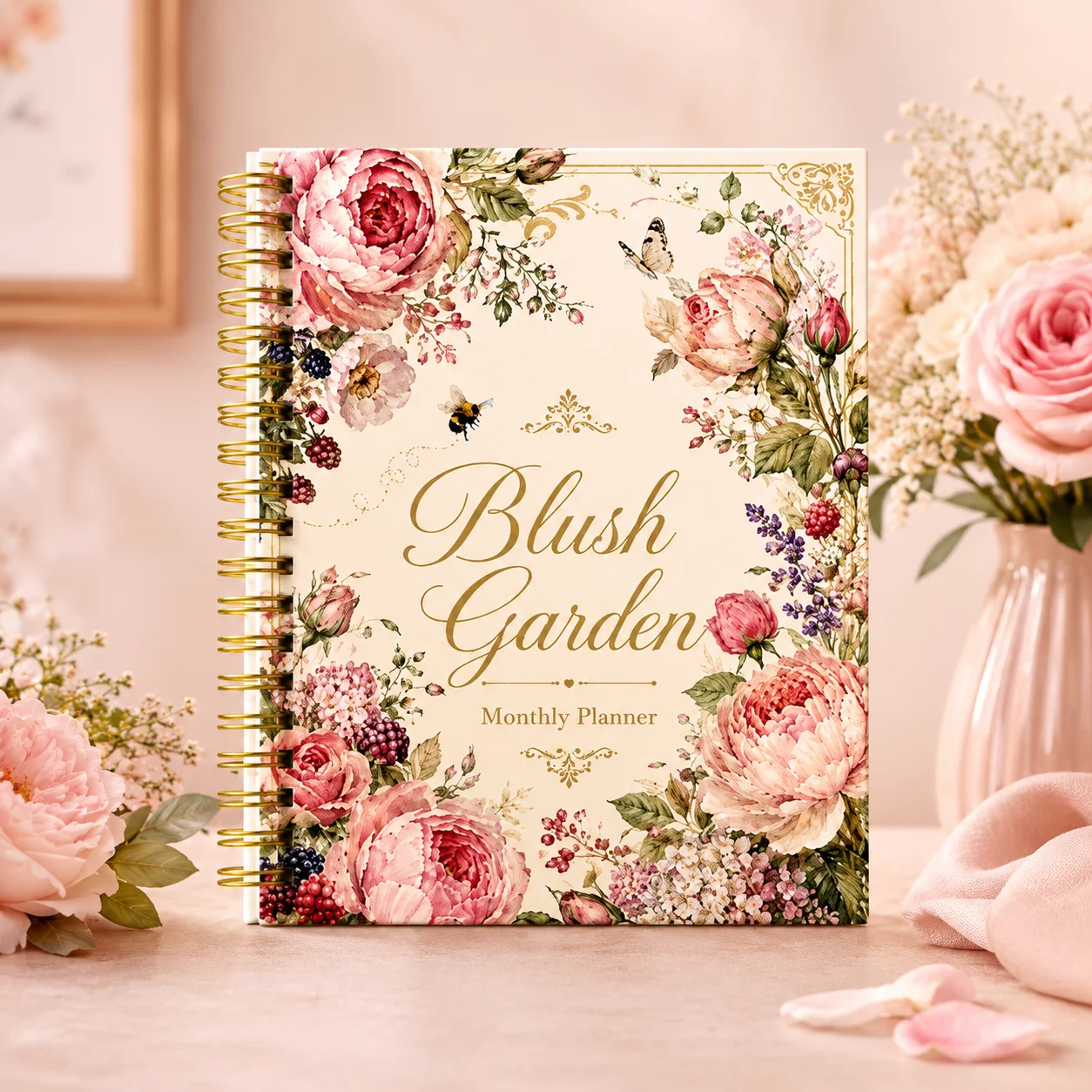 Elegante Bloemige Maandplanner - Garden Journal Planner recensie en prijs