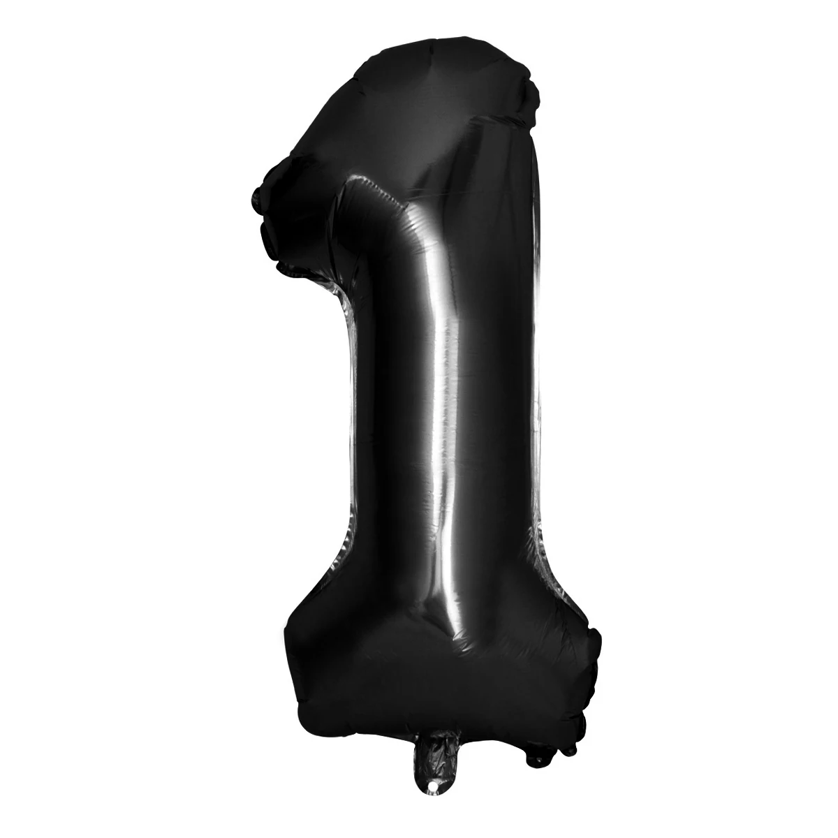 

40 Inch Aluminum Balloons 21 Number Balloons Black Foil Party Decorations Reusable Self Sealing Valve