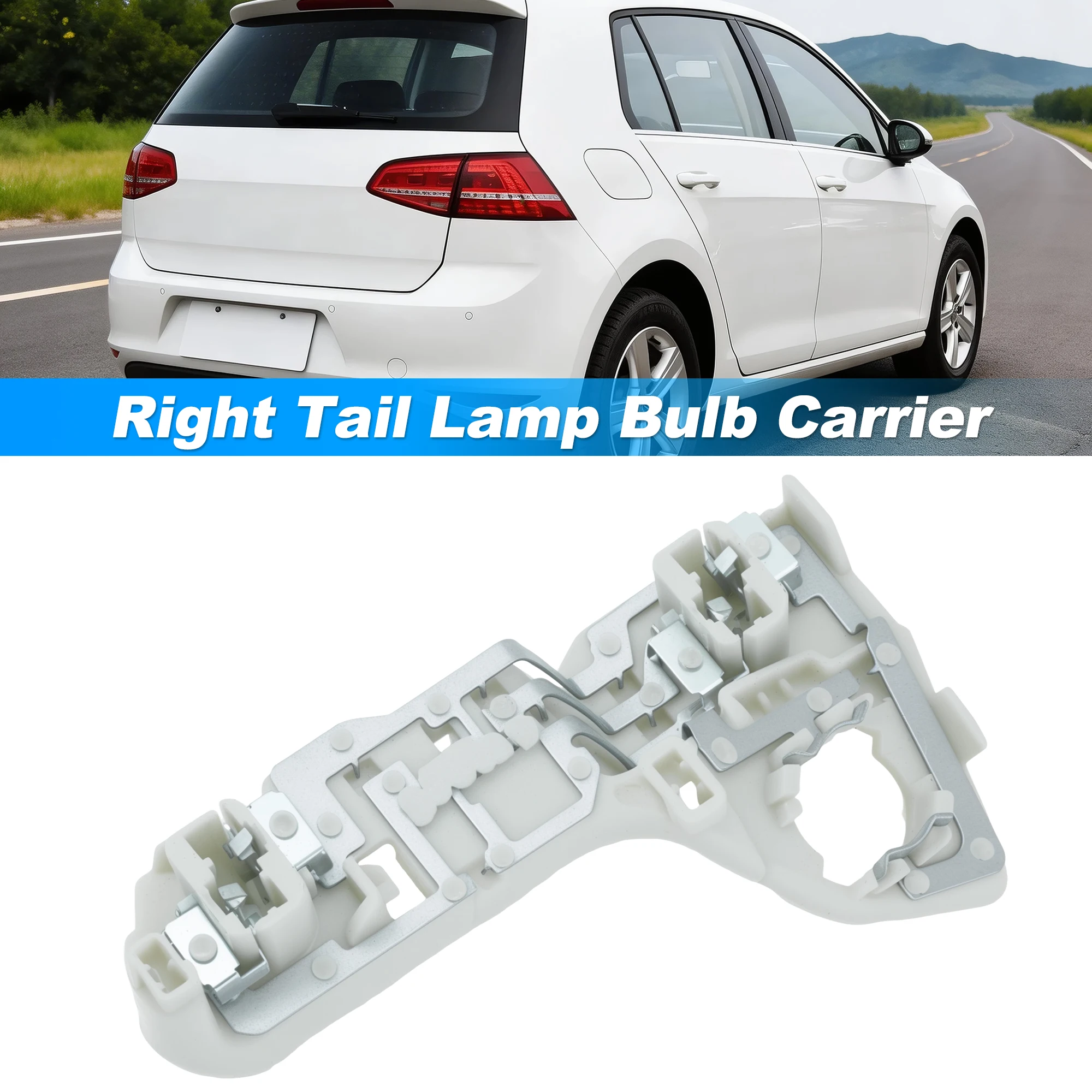 UXCELL 5G0945260A Right Tail Lamp Bulb Carrier for VW Golf Mk7 2013 2014 2015 2016 2017