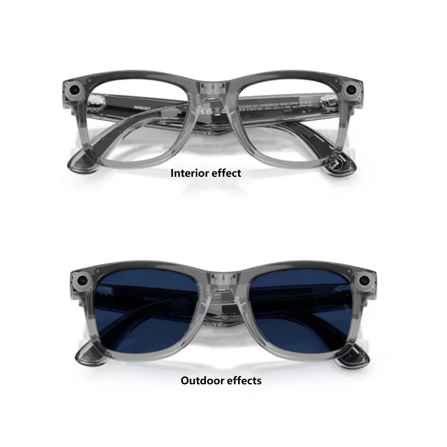 Artificial intelligence voice control smart glasses 3K recording