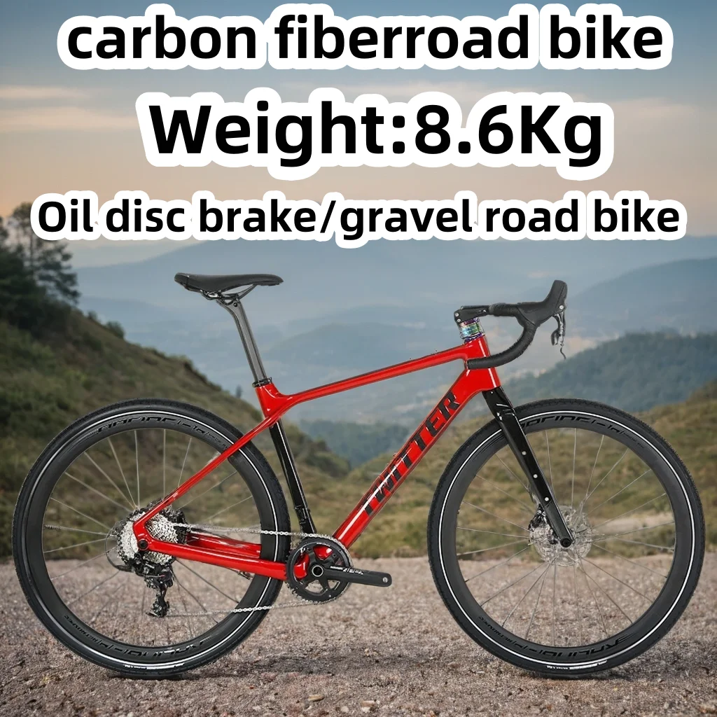 

Руль Gravel X Bend, рама из углеродного волокна, шоссейный велосипед, 24/11 скоростей, гравийный гоночный велосипед с регулируемой скоростью, дисковый тормоз с масляным давлением, велосипед для взрослых