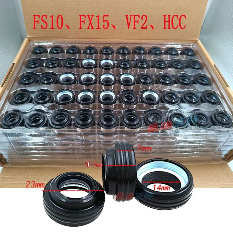 A/C Compressor Oil Seal Shaft Seal Stamps Gasket For FS10/FX15/VF2 R134a HCC Compressor For Focus Fox Escape Mustang Transit