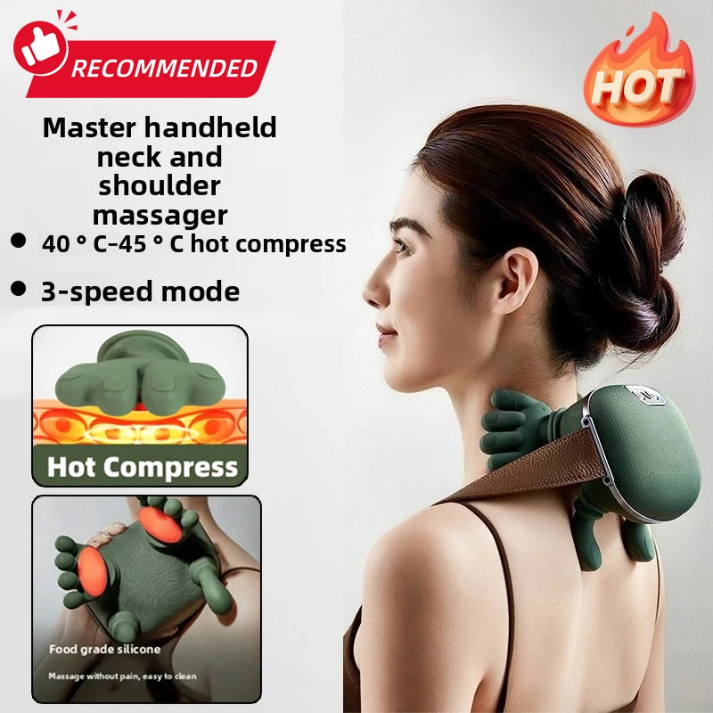 

2026 Hot New Shoulder and Neck Massager Multifunctional Home Cervical Massager Heating Kneading Massage Shawl
