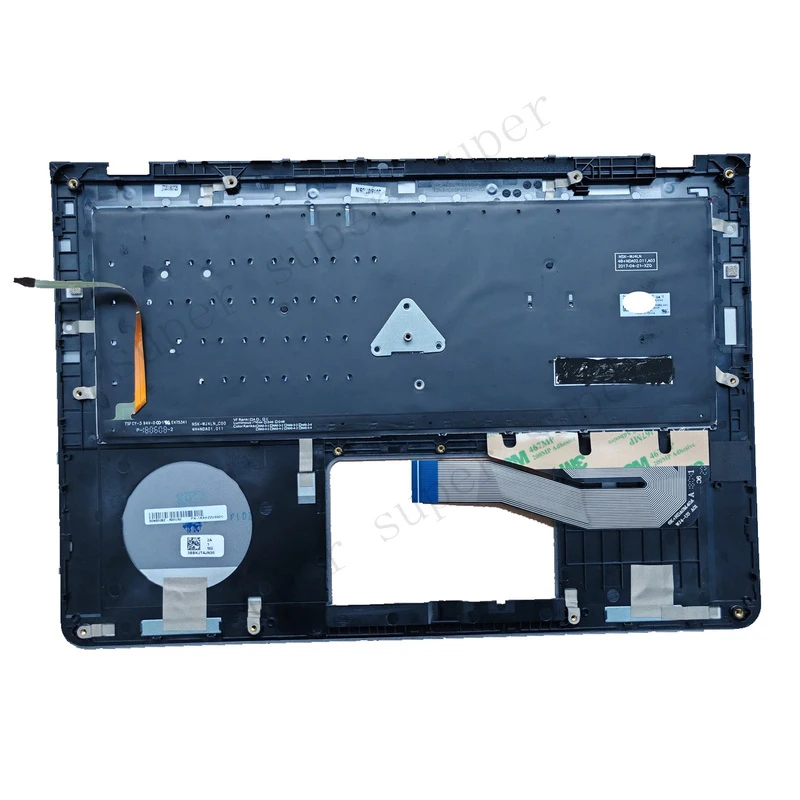SSS+ US Light Gray Palmrest Backlit keyboard for Asus Q405U Q405UA 90NB0G62-R30US0