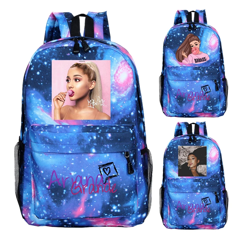 Fashion Ariana Grande Backpack for Girls Thank U Next School Bags Beautiful Bookbags Laptop Back Pack Feminina Rucksack Mochila