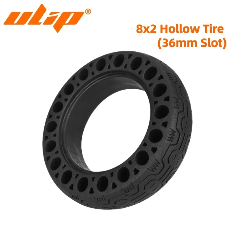 

8*2 Puncture-proof Hollow Tyre 8 Inch Honeycomb Tire for Rear Motor Wheel Electric Scooter Solid Tire Parts with 36mm Card Slot