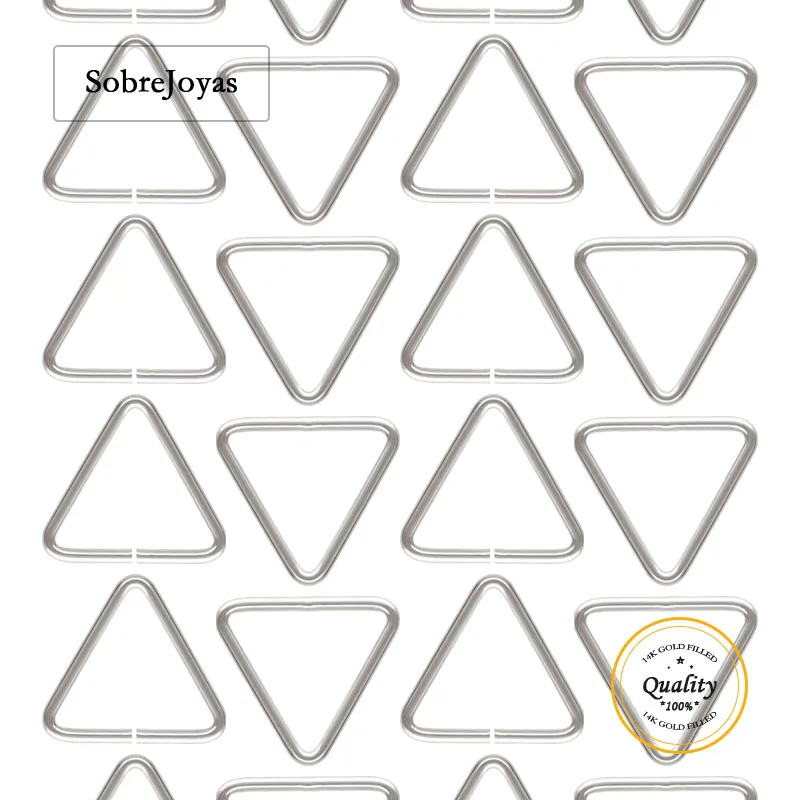 

925 Sterling Silver Closed/Open Triangle Jump Ring for DIY Jewelry Making Wholesale Findings