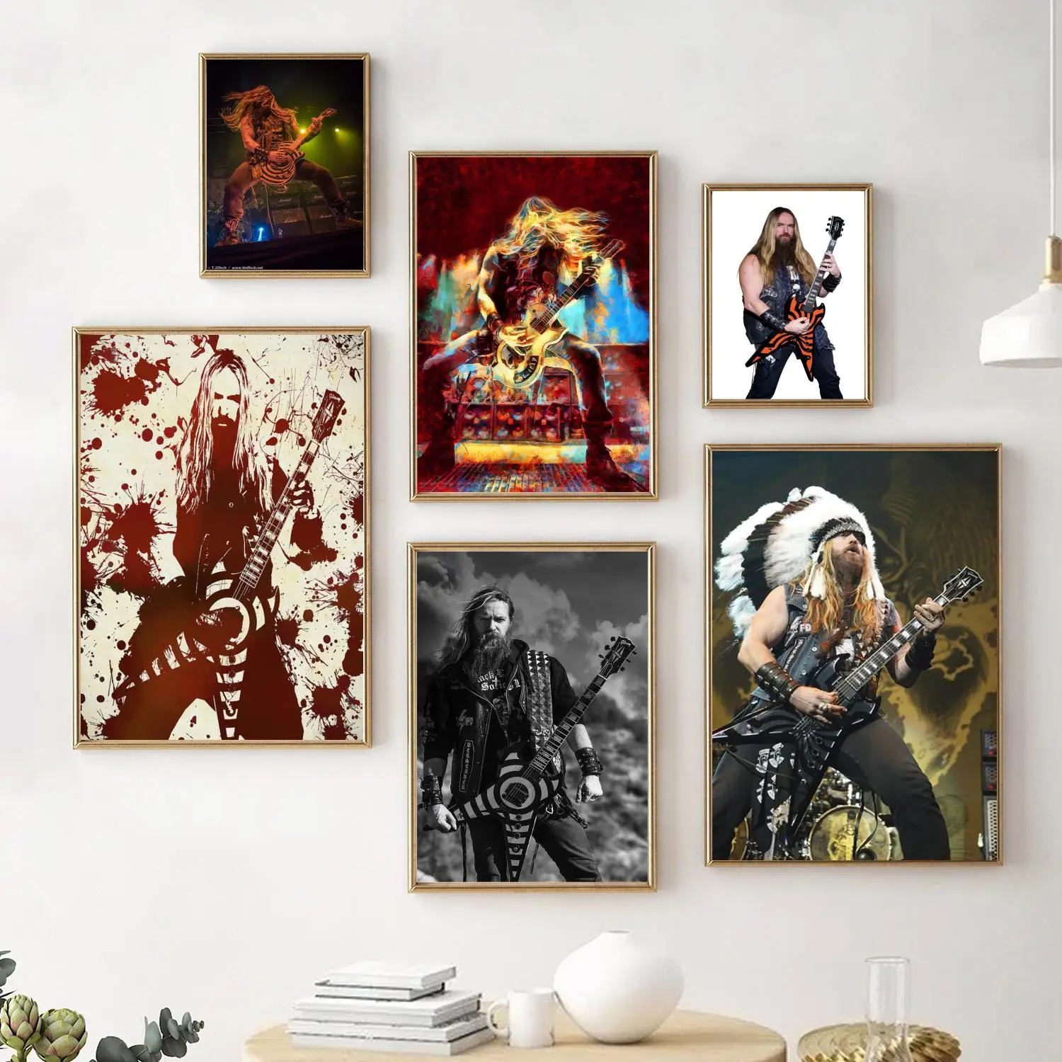 zakk wylde Poster Decorative Painting Canvas Poster Wall Art Living Room Posters Bedroom Painting