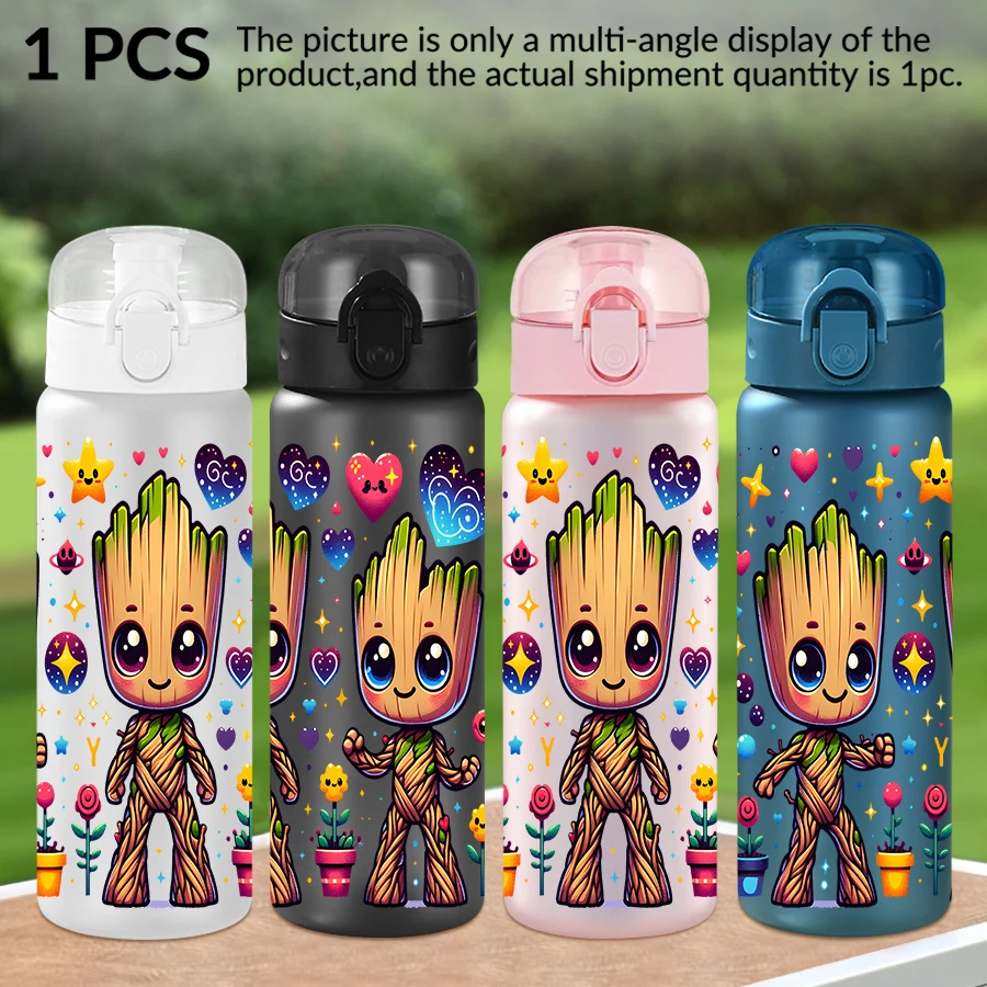 

1Pc Disney Groot Star Pattern 26oz Plastic Water Bottle Outdoor Sports Water Cup Birthday/Homecoming Gift