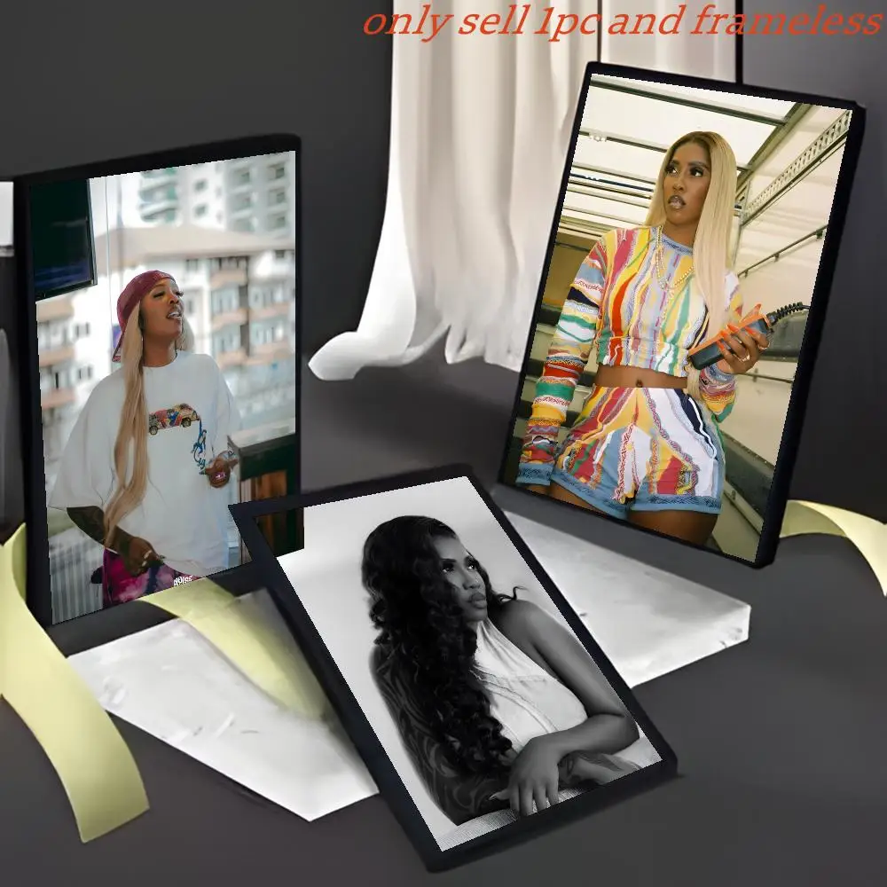 Singer T-Tiwa Savage Poster Poster HD Art Sticky Wall Waterproof Home Living Room Bedroom Bar Aesthetic Decoration