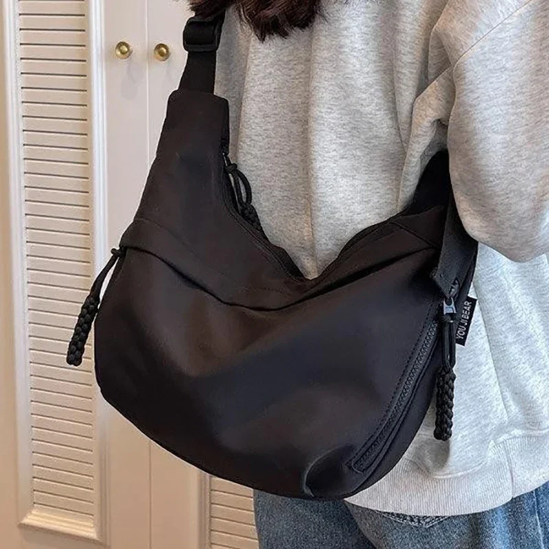 Nouveau sac à bandoulière en toile décontracté pour femmes concepteur noir/blanc/rouge sacs à bandoulière grande capacité fourre-tout hommes voyage sac à provisions