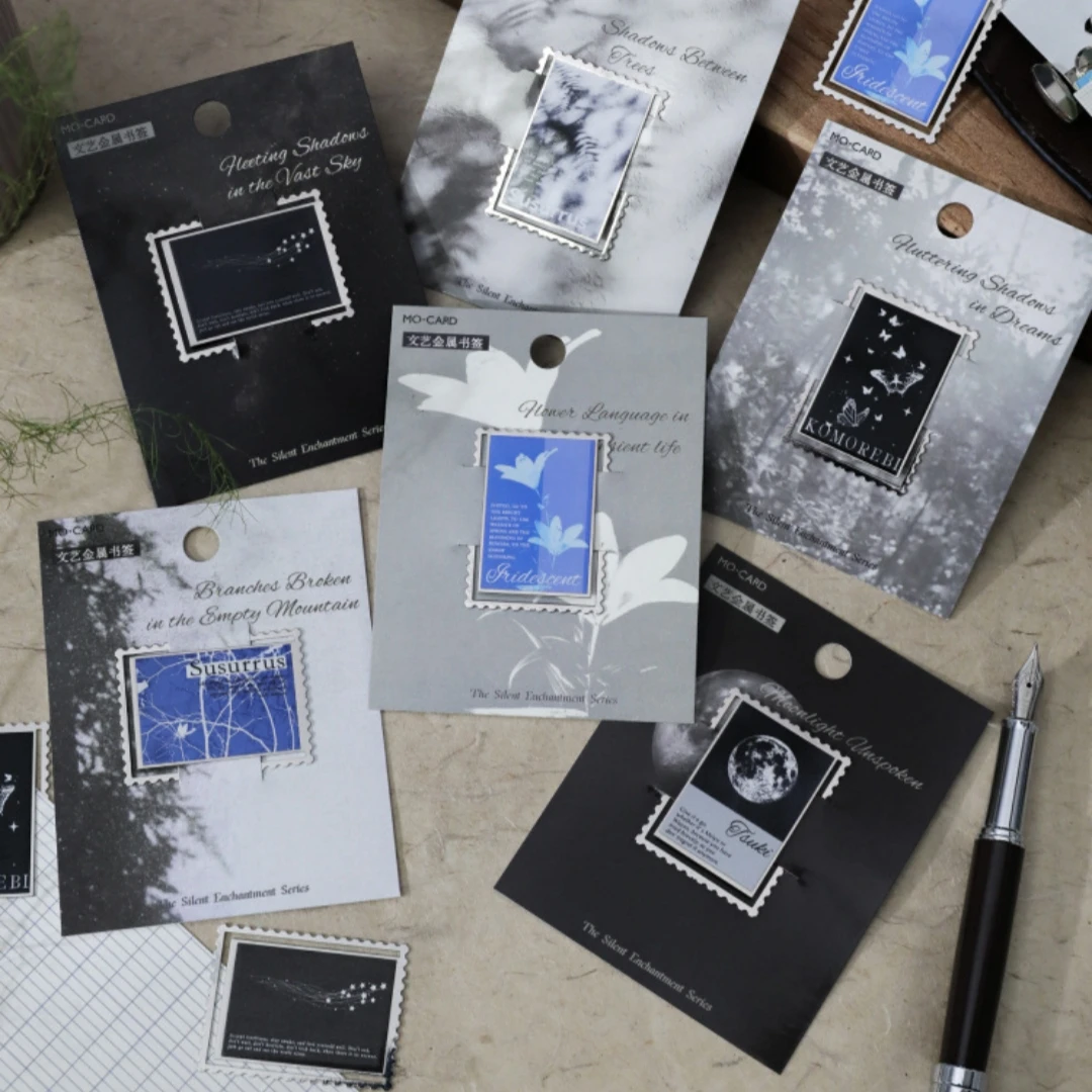 جميع الأشياء الصامتة ساحرة المرجعية المعدنية الحد الأدنى Instagram-مستحق طالب القراءة دراسة علامة عالية الجودة مشبك صفحة الكتاب