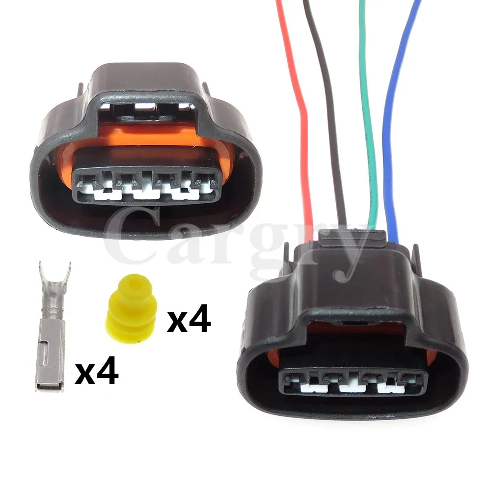 1 Set 4P 90980-11150 6189-0565 AC Assembly Car Plastic Housing Waterproof Plug Auto Oxygen Sensor Electric Socket For Toyota