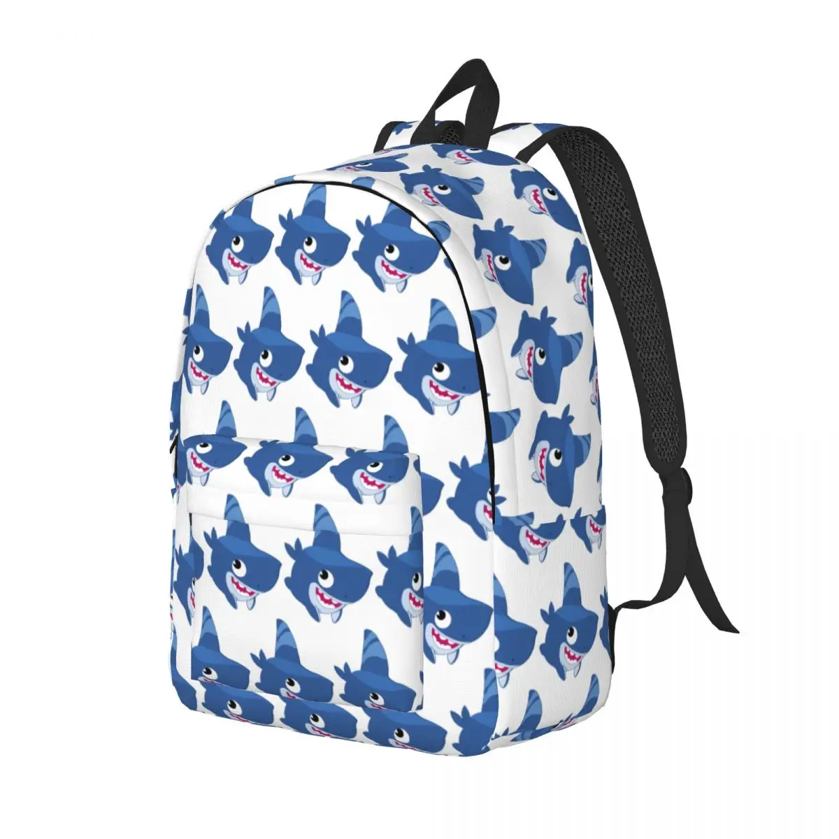 

Funny Shark Dog Backpack Daypack Large Capacity Children BookBag School Bag Shoulder Bags for Boys Girls