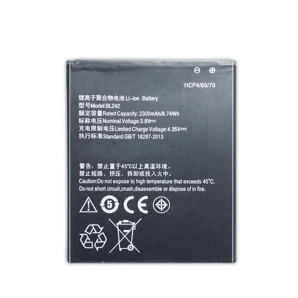 New High Quality Battery BL242 For Lenovo K3 K30-W K30-T A6000 A3860 A3580 A3900 A6010 A6010 Plus Mobile Phone Batteries