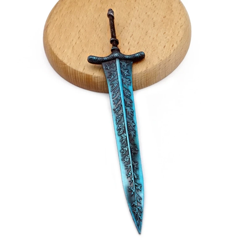 Elden Ring Ranni Dark Moon Greatsword Collectable Weapon Model Full Metal Keychain Pendant Peripheral Sword Ornaments Model Toys