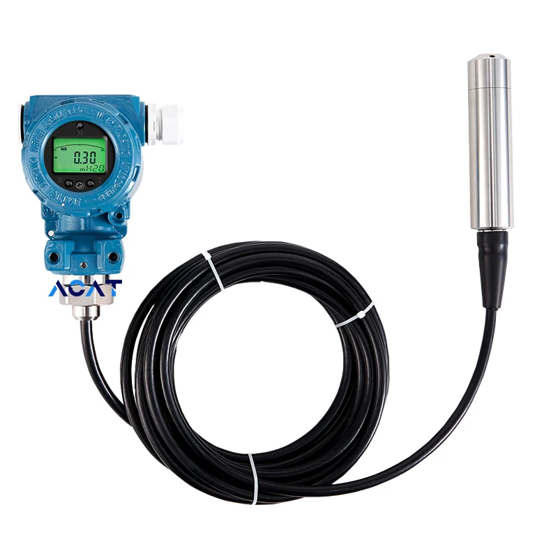 

2m 5m Hydrostatic Submersible Liquid Level Sensor 4-20ma Diffusion Silicon Immersed Probe Water Tank Level Transmitter