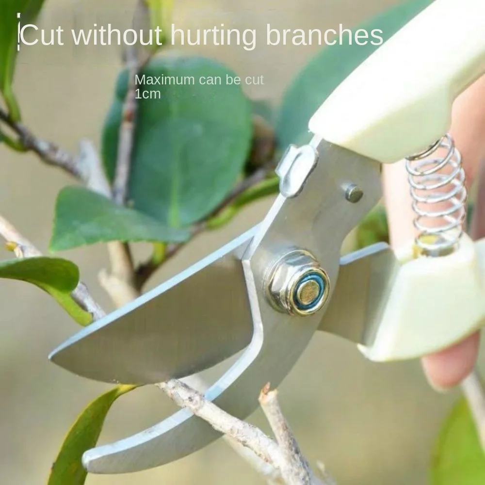 Stainless Steel Strong Garden Gardening Pruning Scissors Household Labor Saving Flower Pruning Potted Branches Branches