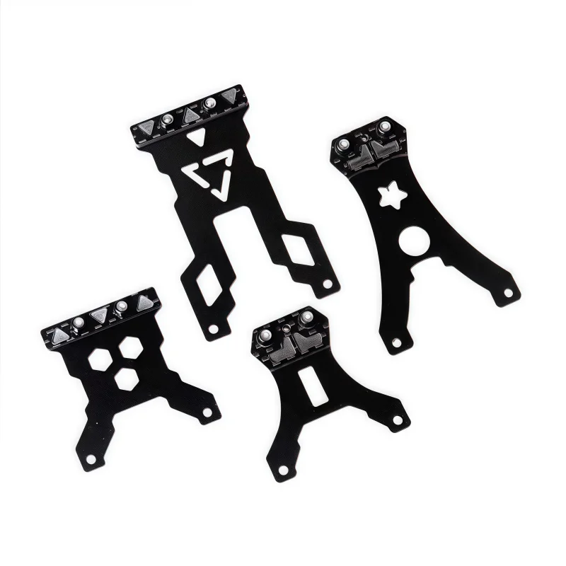 1~4PCS Homemade Tamiya Mini 4WD Accessories MS/MSL/FMA/VZ Film Rear Damper Set with Carbon Fiber Load-Bearing Component