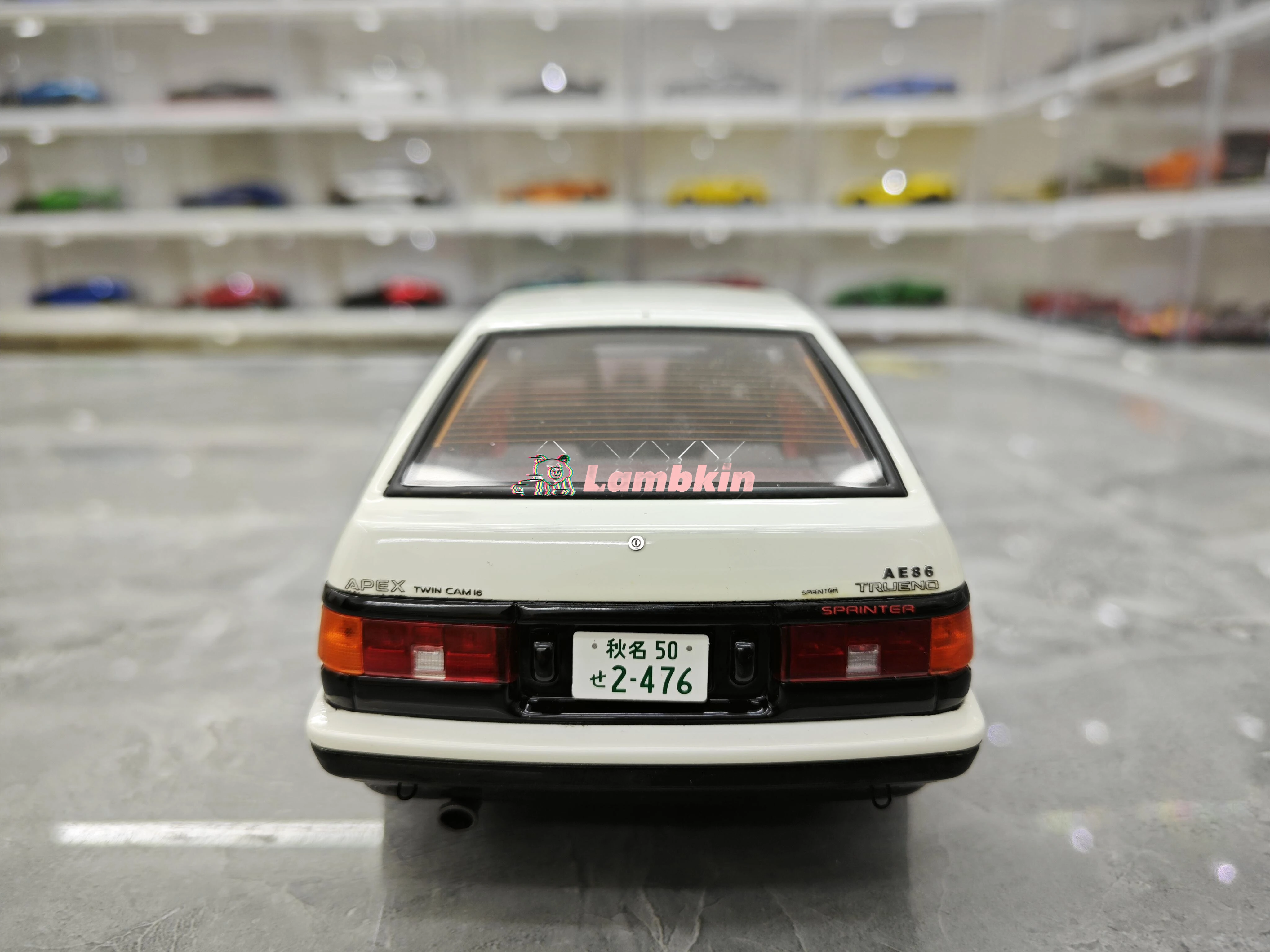 OTTO ae86 Heads D SPRINTER TRUENO simulation car model 1/18 unopenable resin car model collection gift