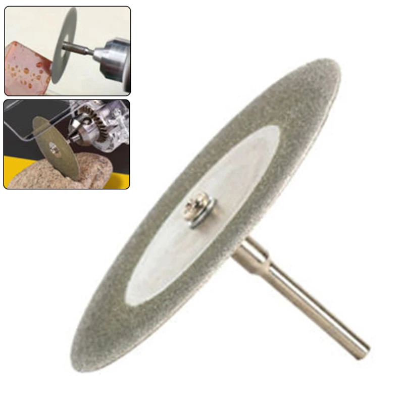 

Metal Saw Disc Glass Replacement Circular With shank Diamond Part 0.5-0.6mm thickness 3mm Bore Mini Cutter Tool