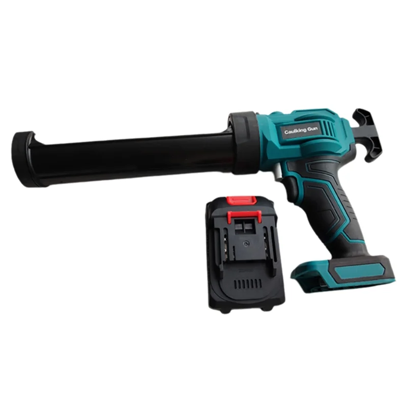 

A84X-Anti-Drip Caulking Gun Lithium Battery Glass Glue Gun For Filling And Sealing EU Plug