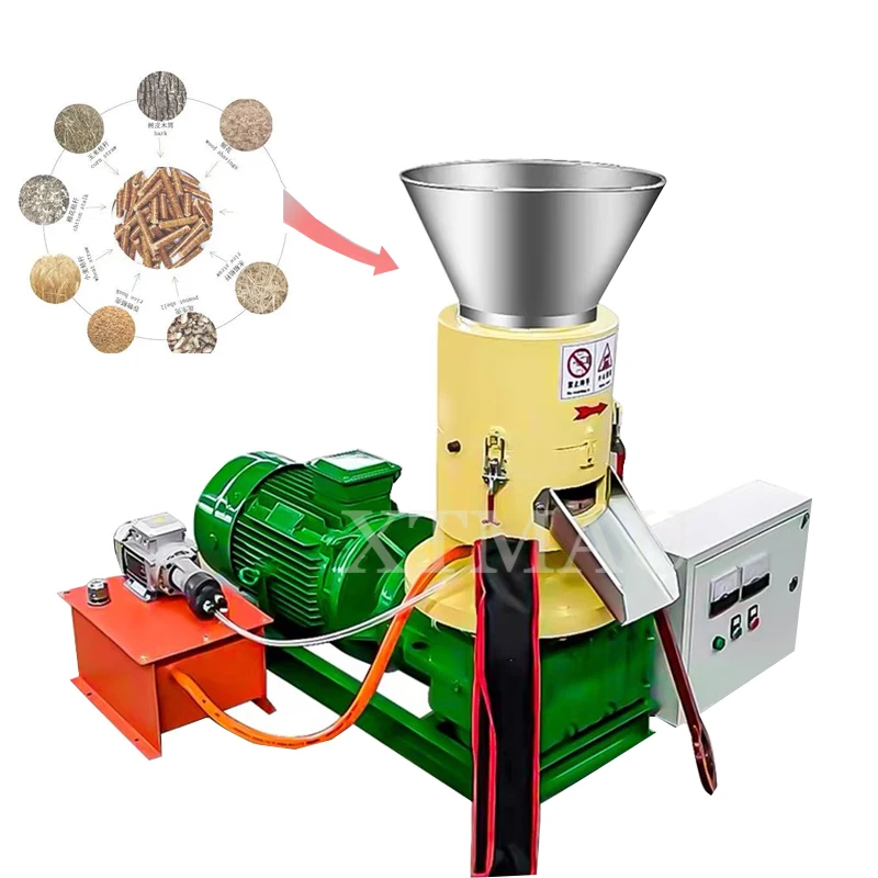 

Manual Diesel Engine Pellet Press Biomass Pellet Mill Feed Wood Pellet Machine