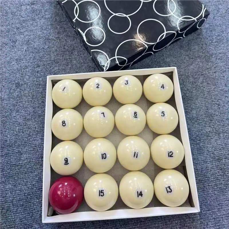 A Grade Complete Set 68mm 16 Pcs Russian Billiards Balls Pool Game for Eastern Europe Pyramid Billiards Game