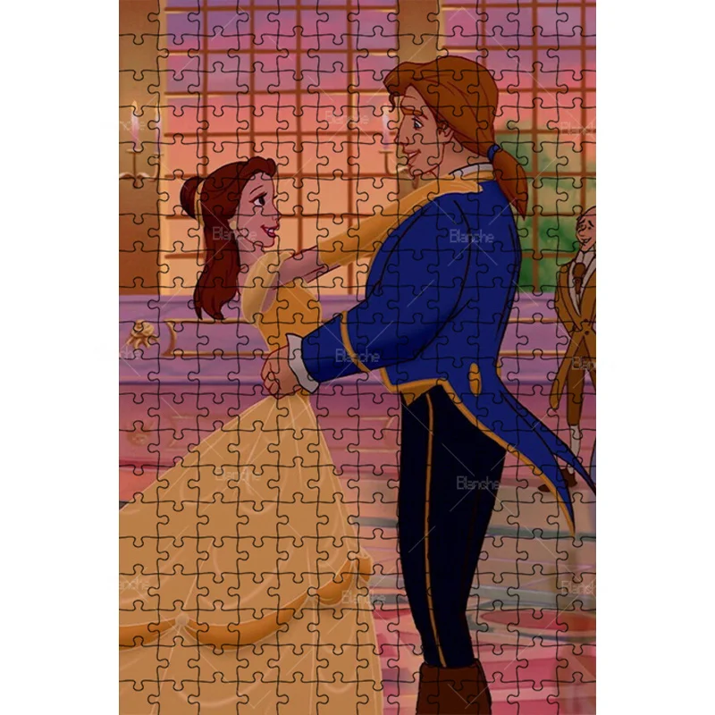 Disney Beauty And The Beast Princess Belle 1000PCS Puzzles Puzzle Game Girls Like Wooden Jigsaw For Gifts Room Desk Ornaments