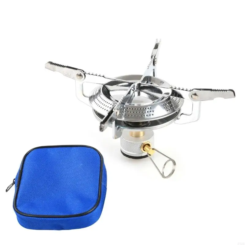 P88E Outdoor Camping Folding Stove Small Oven Pocket Picnics Cooking Gas Burners