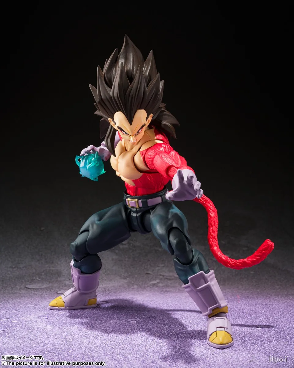 Anime Dragon Ball Z Super Saiyan 4 Vegeta Final Flash Ver. PVC Action Figures Statue Collectible Movable Model Kids Toys Doll