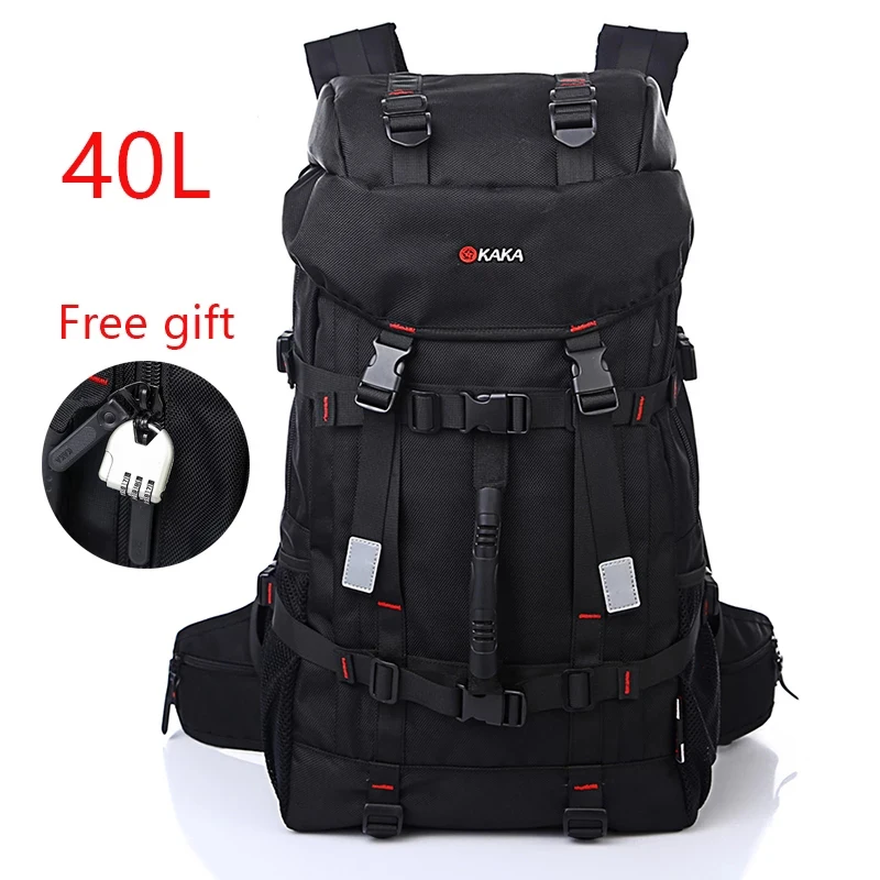 

KAKA Men Oxford Waterproof 40L Travel Backpack Durable Large Capacity Fit for 15.6 inch Laptop Mochila Free Shipping
