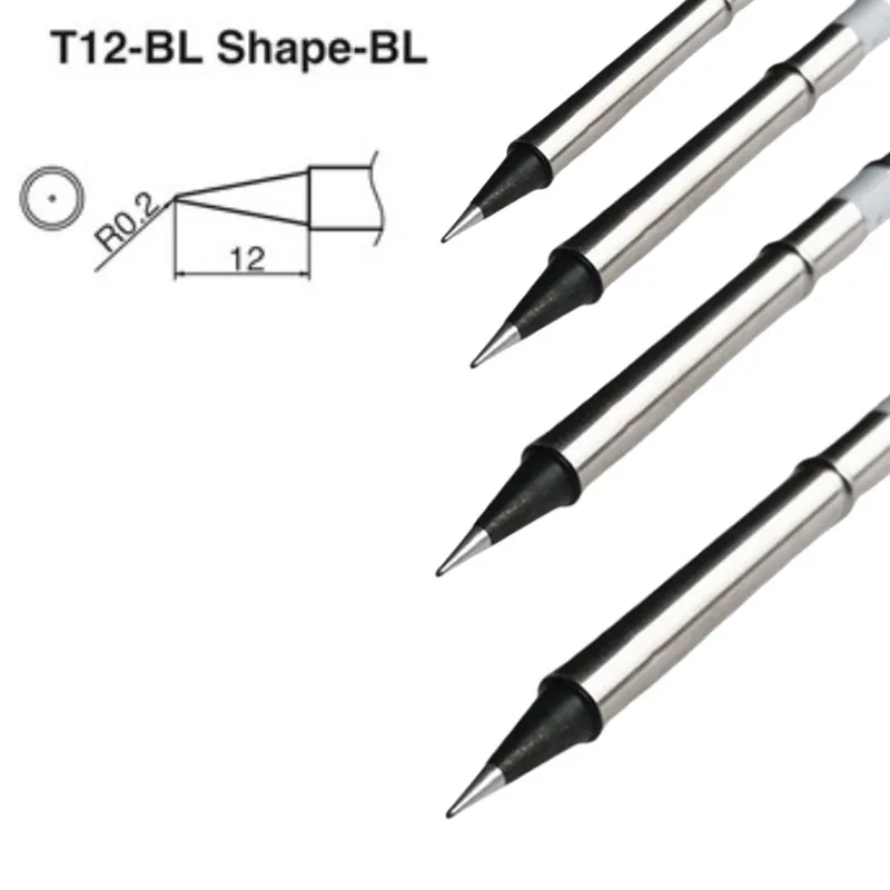 QUICKO T12-BL XA high-grade Electronic Soldering Tips 70W FX9501 Handle T12 Soldering Iron Tip For FX-951 /952 Soldering Station