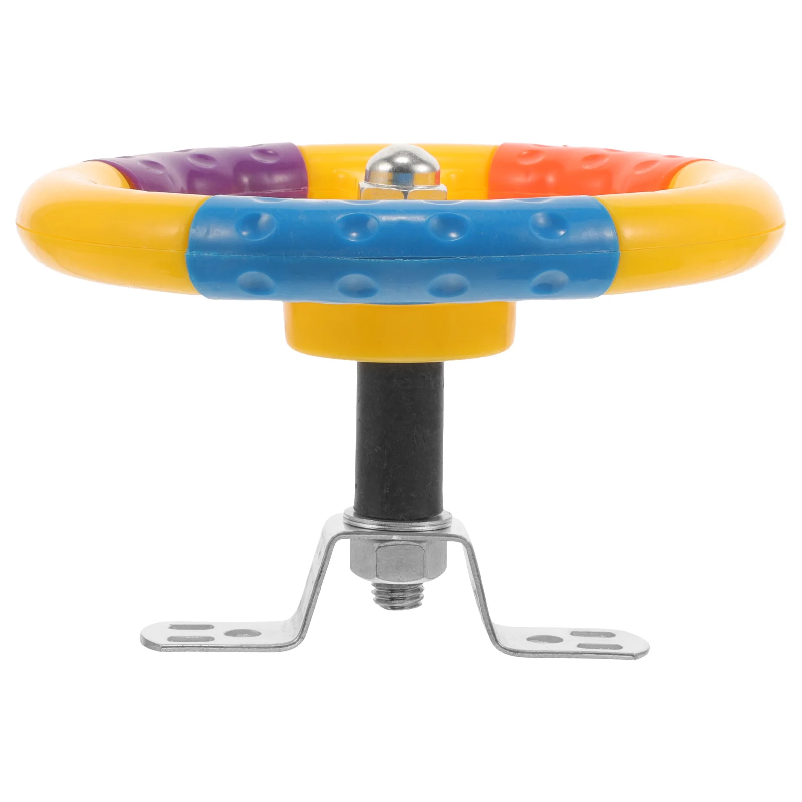 

Toy Rocker Round Swing Disks Inflatable Recreation Steering Wheel Plastic for Children